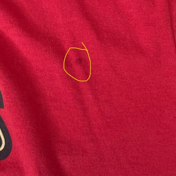 Disney Grumpy’s Fruitcake T-Shirt 4XL Red Holiday Santa Graphic Tee Christmas - Picture 10 of 14